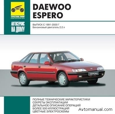 Скачать руководство по ремонту и обслуживанию Daewoo Espero 1991 - 2000 гг