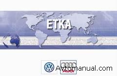 Скачать каталог запчастей и аксессуаров Volkswagen VW ETKA 6 RUS