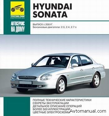 Руководство по ремонту и обслуживанию Hyundai Sonata c 2001 года выпуска