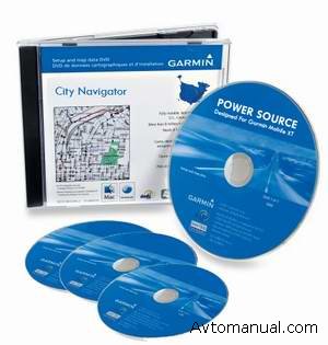 GPS навигация: Garmin City Navigator 2009 (4 пакета)