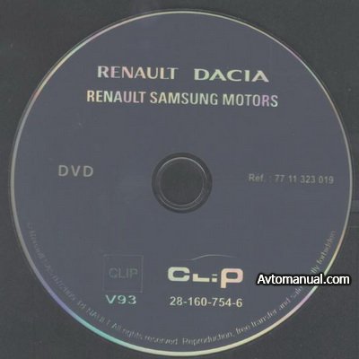 Программа для диагностики автомобилей Renault, Dacia, Samsung CLIP v.93 2009
