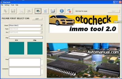 Otocheck 2 программа для ремонта иммобилайзеров