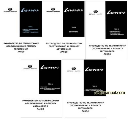 Daewoo Lanos (ЛАНОС) 5 томов - руководство пользователя / инструкция по ремонту, обслуживанию и эксплуатации автомобиля.