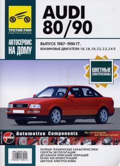 Руководство по ремонту Audi 80 / 90 1987 - 1990 года выпуска