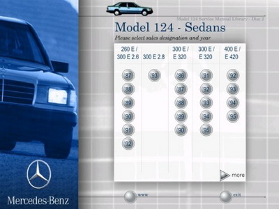 Сервисное руководство по ремонту и обслуживанию Mercedes модели W124