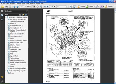 Mazda MX-3 v6. Workshop Manual
