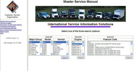 Электронная база по ремонту грузовиков International Truck ISIS (International Service Information Solution)