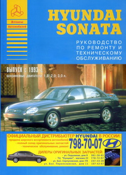 Руководство по ремонту и обслуживанию Hyundai Sonata с 1993 года выпуска