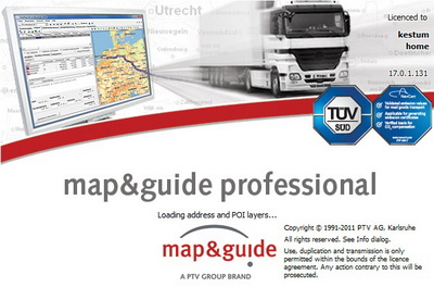 Программа навигации по дорогам Европы Map and Guide Professional 2011 v 17.0 Europe City