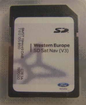 Штатная навигация для Ford Западная Европа, версия 3 (2013) SD