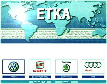 Элекронный каталог ETKA версия 7.3 + версия 7.4 (2013)