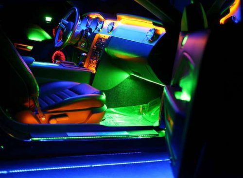 Применение светодиодного оборудования для создания тюнинга в авто-, мототехнике