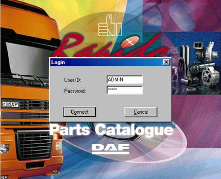 Каталог запчастей DAF Parts Rapido версия 1401 (01/2014)