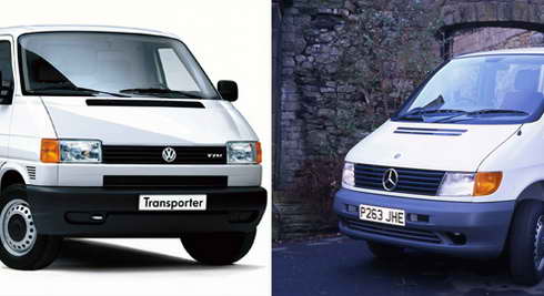 Какой микроавтобус лучше: Mercedes Vito или Volkswagen T4